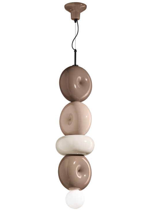 ceramiczna lampa sufitowa Ferroluce C2757 Bumbum Lungo miękkie światło dekoracyjne