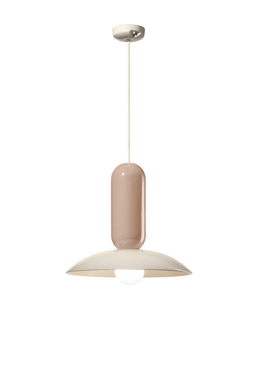 designerska lampa wisząca ceramika ferroluce pau