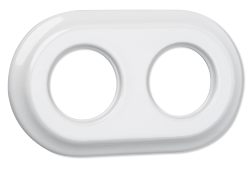 ramka ceramiczna biała