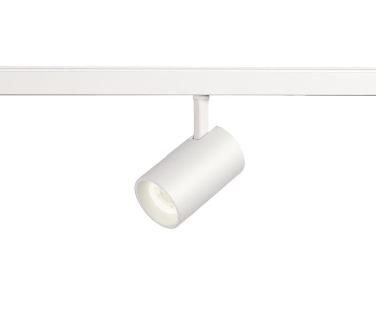 SLV NUMINOS® XS 48V TRACK biały – minimalistyczny reflektor LED w salonie w stylu nowoczesnym