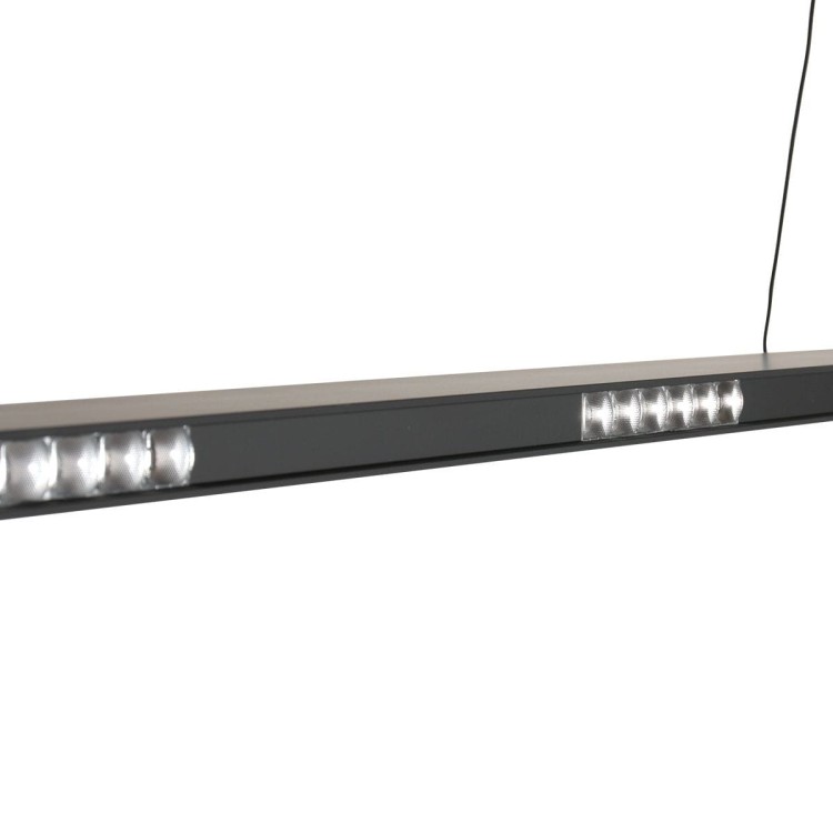 designerska lampa nad stół Steinhauer Fluxy 4190ZW czarna LED do nowoczesnego salonu