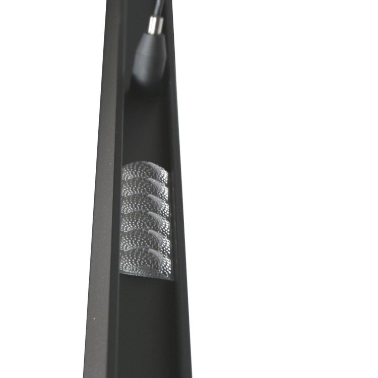 designerska lampa nad stół Steinhauer Fluxy 4190ZW czarna LED do nowoczesnego salonu