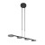 lampa wisząca Steinhauer Turound 3512ZW czarna listwa LED do jadalni