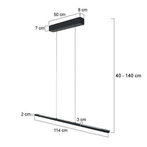 lampa Steinhauer 3994ZW nowoczesne oświetlenie stołu w jadalni